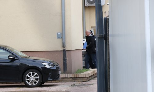 Uhićeni gradonačelnik Nove Gradiške Vinko Grgić doveden u osječki Uskok