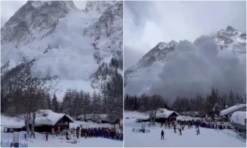 Dramatična snimka iz Italije: Masa snijega i leda projurila kroz borove, zatrpala užasnute skijaše