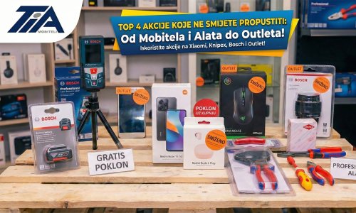 Top 4 akcije koje ne smijete propustiti: Od poklona uz kupnju alata i mobitela do outleta na elektroniku