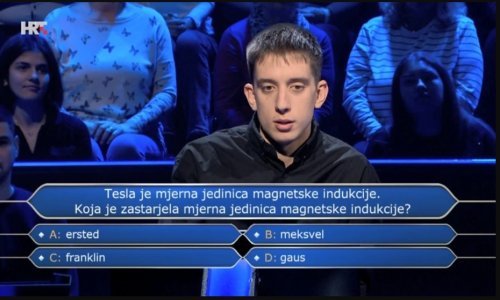 Na ovom pitanju maturant Đuro je odustao u Milijunašu. Biste li vi znali točan odgovor?