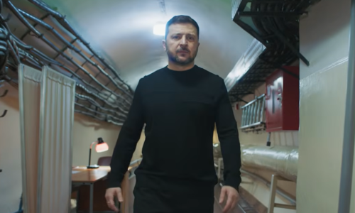 Zelenski pokazao bunker iz kojeg je u prvim danima rata koordinirao obranu Ukrajine