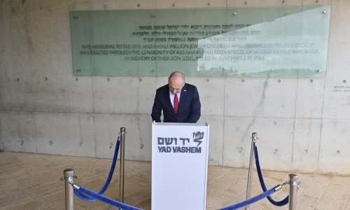 Anušić u Izraelu protiv nacizma: 'Nezamislivi zločini, ostavljaju nas nijemima'