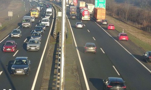 Stvorila se kolona na zagrebačkoj obilaznici: U prekidu promet teretnih vozila na Bregani