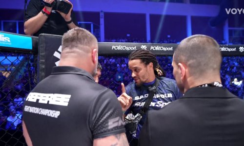 Pogledajte pobjedu hrvatskog borca i kaos nakon borbe u Slavonskom Brodu, s tribina se orile uvrede