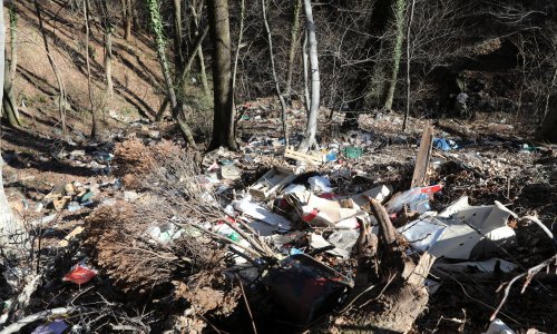 Dvojica na Jankomiru iskopala jamu pa u nju utrpali azbest i drugo smeće