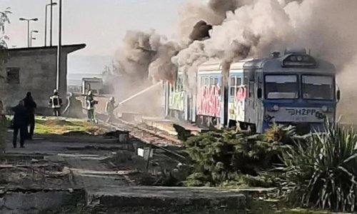 Zapalio se vlak u Velikoj: O svemu se oglasila policija