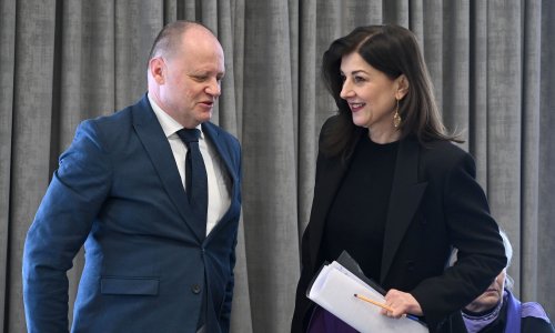 Sanja Musić Milanović ruši pravila klasike: Privukla poglede ljubičastim hlačama i novom frizurom