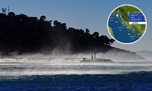 Stiže nam opasno zahlađenje: Na moru marčana bura, na kopnu kiša, u gorju - snijeg