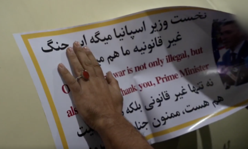 VIDEO Iranci na balističku raketu prije lansiranja nalijepili sliku europskog premijera