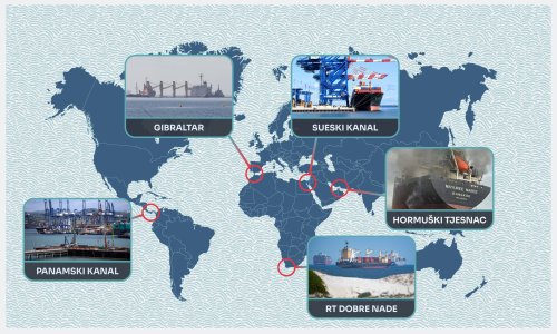 Ako stanu morski putevi, staje svijet: Ovo je 10 ključnih tjesnaca i kanala