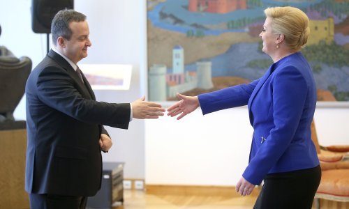 Dačić se oštro obrušio na hrvatsku predsjednicu