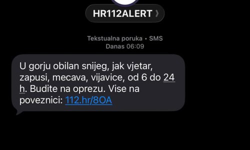 Riječane probudio alarm za nevrijeme: 'Već sam pomislio da su krenule balističke...'