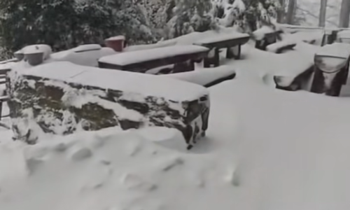 Mećava na Sljemenu, nema struje na Medvednici, dio ljudi ostao je odsječen