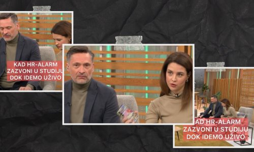 Pogledajte reakciju Doris Pinčić Guberović nakon što joj je tijekom emisije stiglo upozorenje na mobitel