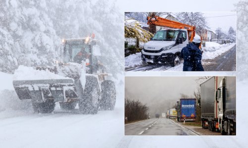 Kaos na cestama: Kamioni ne mogu prema Primorju i Dalmaciji, problemi i na sjeveru Hrvatske
