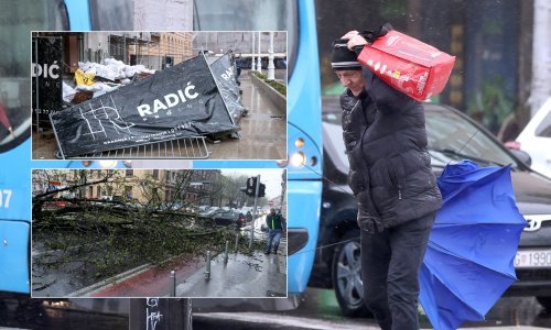 DHMZ pobrojao sve rekorde koje je srušio vjetar u Zagrebu