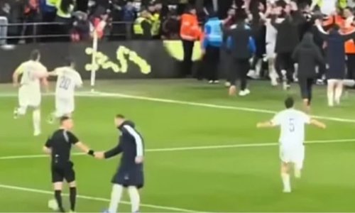 Ovo niste vidjeli u prijenosu: Dok su svi slavili, evo što je napravio Džeko