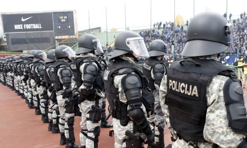Policija u Zenici uoči utakmice s Talijanima uvodi dodatne mjere osiguranja