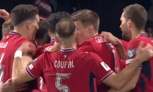 Pogledajte golčinu Češke protiv Danske