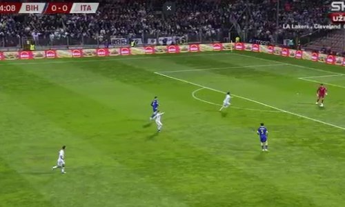 Nevjerojatno! Pogledajte katastrofalnu grešku golmana BiH nakon koje su Talijani poveli u Zenici