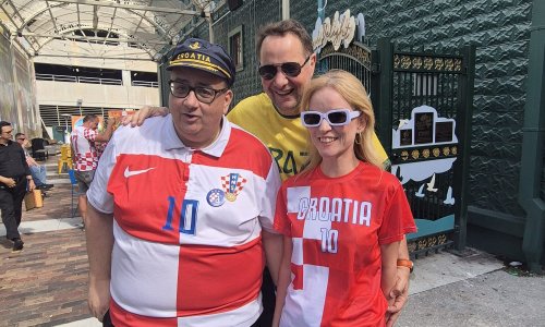 Pogledajte kako su Hrvati u Orlandu popratili gol Zmajeva; jedna je Brazilka posebna priča