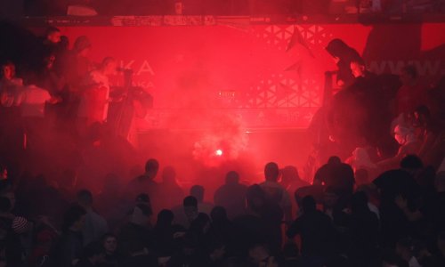 Delije poručile Grobarima: 'Zagreb ili Split? Tuđman vam se u grobu prevrće!'