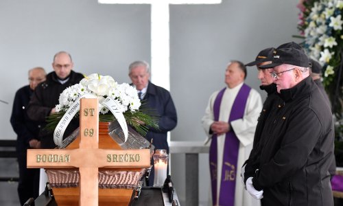 Evo tko je sve došao na posljednji ispraćaj Srećka Bogdana: 'Zbogom, Čeči...'