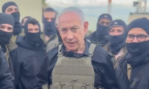 VIDEO Netanyahu u pancirki na prvoj liniji: 'Spriječili smo invaziju'