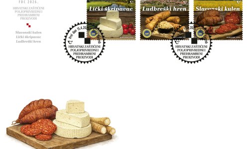 Kulen, lički škripavac i ludbreški hren na novim poštanskim markama