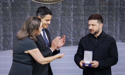 Zelenski nagrađen u Nizozemskoj: 'Bore se za sigurnost cijele Europe'