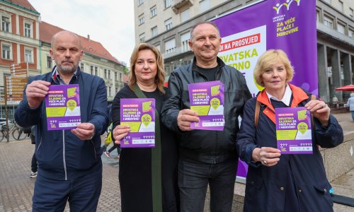 U podne počinje veliki sindikalni prosvjed: Evo što traže od Vlade