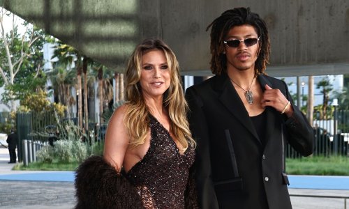 Heidi Klum stigla sa sinom i ostavila bez riječi u 'goloj' haljini