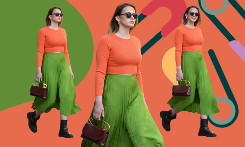 Ovakvu torbicu ne viđamo svaki dan na špici, ali i ovu kombinaciju boja