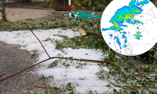 Stiže promjena vremena: Tuča se već istresla nad Slovenijom