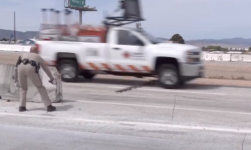 Pogledajte kako policija šiljcima zaustavlja vozačicu u bijegu