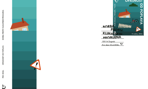 Opasnost od poplava: Hrvatska po&scaron;ta povodom Dana planeta Zemlje izdala prigodnu marku