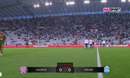 Ovo se rijetko viđa: Poslušajte kako je Poljud ispratio igrače Hajduka na poluvrijeme