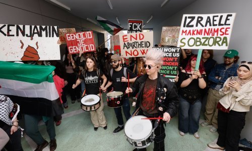 Zagrebački studenti u velikom prosvjedu, zbog Netanyahua blokirali ulaz na fakultet: Kako vas nije sram?