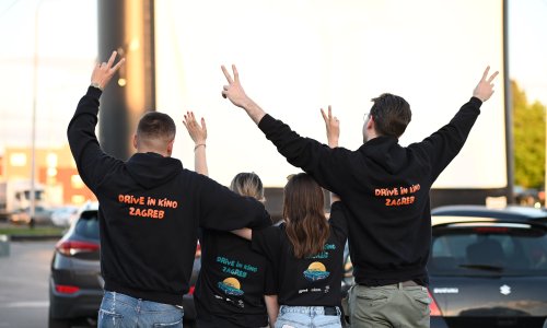 Drive-in kino Zagreb vikendima na parkiralištu Tržnice Borongaj