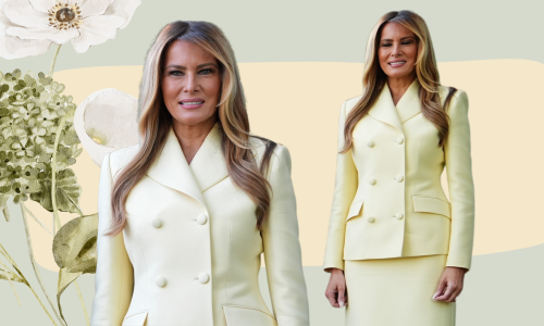 Melania Trump u žutom odijelu zasjenila kraljevski doček u Bijeloj kući