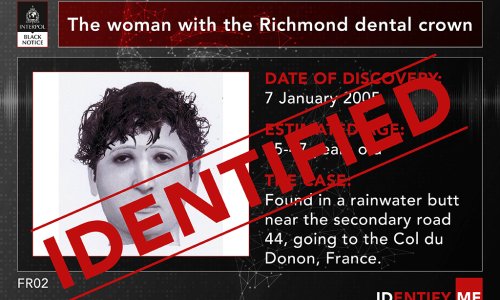 Interpol nakon 20 godina riješio slučaj žene pronađene u spremniku za kišnicu