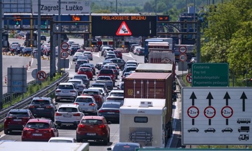 Kaos u prometu: Na cestama kilometarske kolone, 'krkljanac' na Lučkom