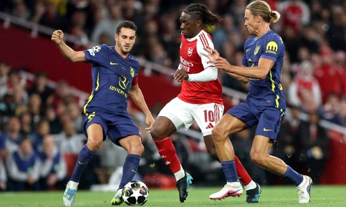 Arsenal je poveo u posljednjoj minuti prvog poluvremena, trenutno su oni prvi finalist