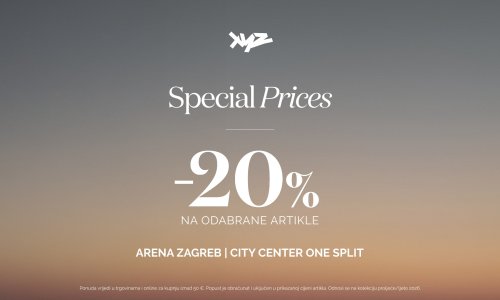 SPECIAL PRICES U XYZ-U: -20% na odabrane artikle iz aktualne kolekcije
