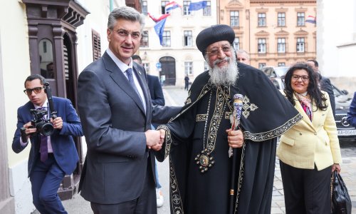 Koptski papa stigao kod Plenkovića: Pogledajte kako ga je dočekao