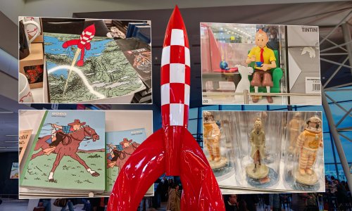 Otkud 'hrvatska raketa' na aerodromu u Bruxellesu? Razlog je kultni strip, a ovo je cijela priča