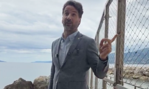 VIDEO Marin Miletić prerezao lokote na ulazu na plažu: 'Volove za rogove'