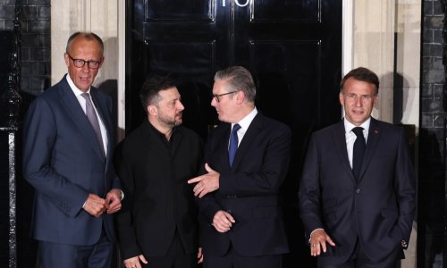 Starmer dočekao Zelenskog, Macrona i Merza: Kreću dogovori o