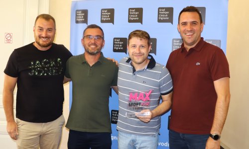 Prijem za vodnjansku ekipu Pere, pobjednike MAXsport kviza