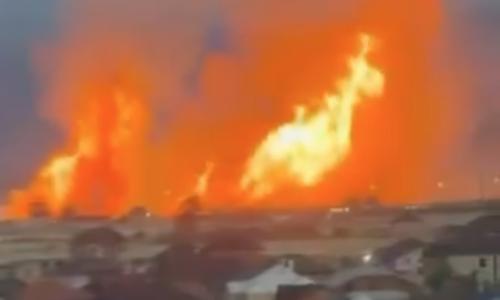 VIDEO Novi ukrajinski projektil težak šest tona snimljen iznad Rusije